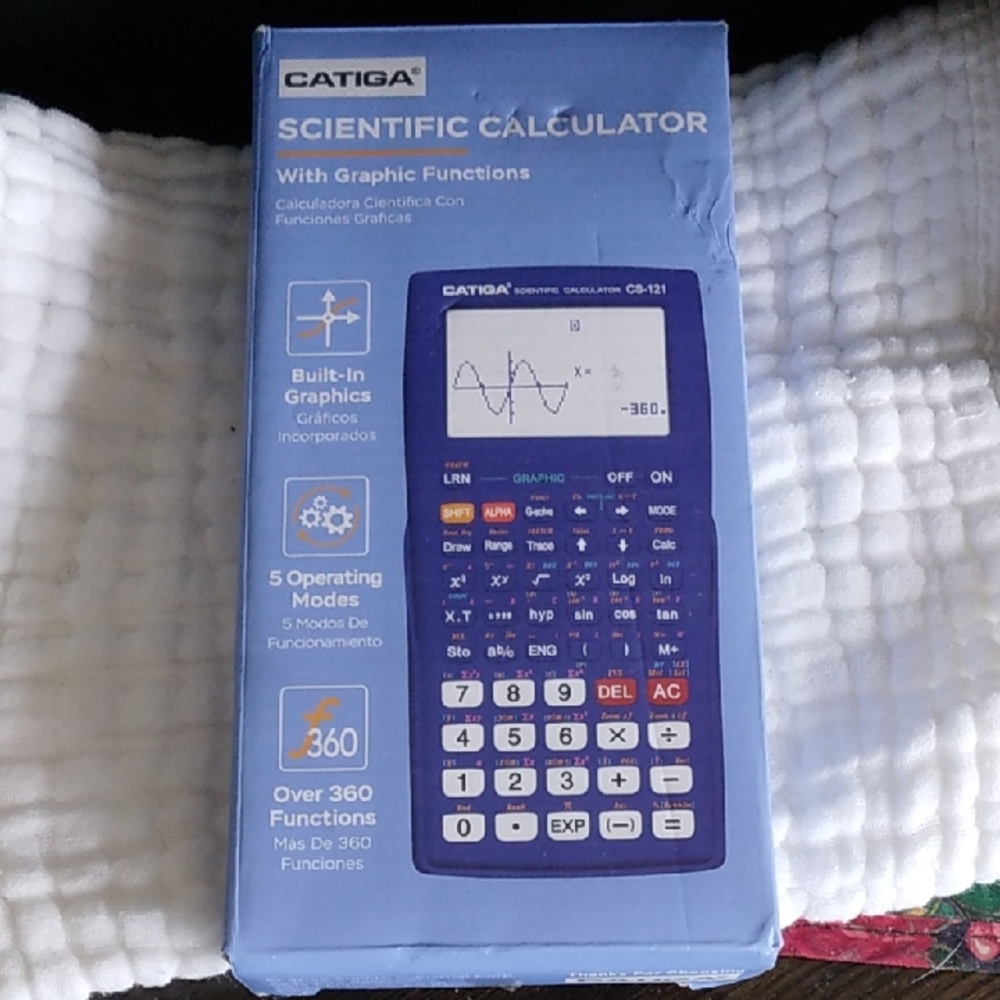 Catiga‎ Scientific Calculator with Graphic Functions CS-121 Blue
